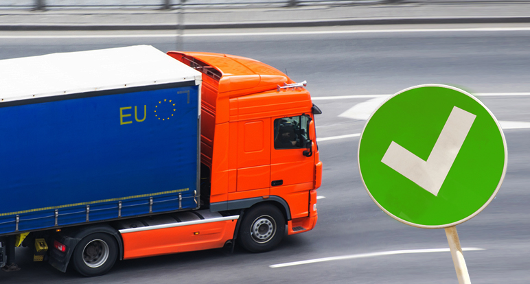 Deliveries from Europe through the Kozlovichi checkpoint continue with re-coupling in Belarus